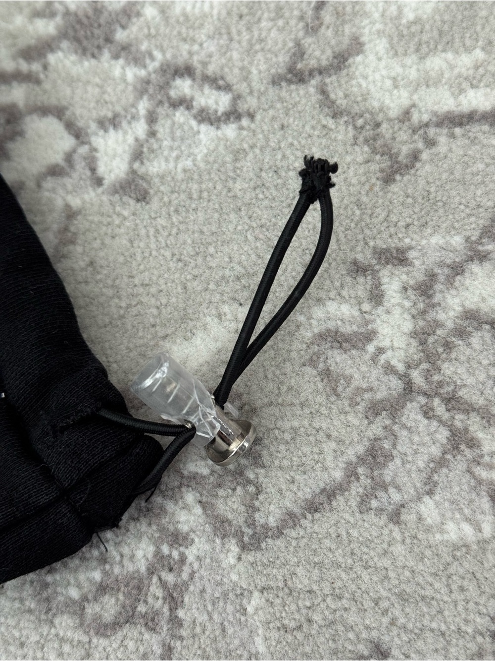 Fear of God Sixth Collection Black Drawstring 100% Cotton Jogger Pants - Size M - Picture 9 of 10